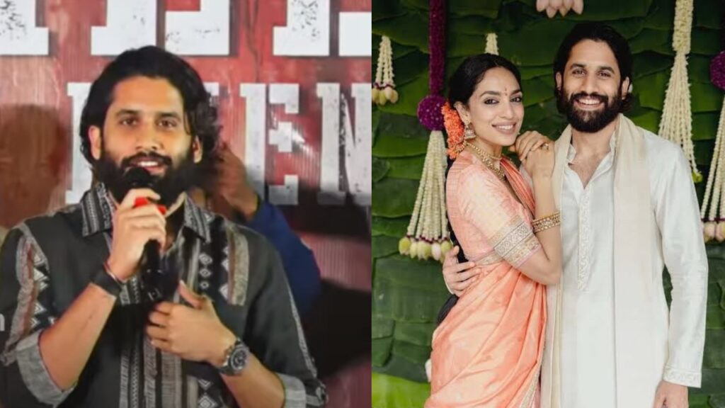 Naga Chaitanya Interesting Comments on Sobhita in Thandel Trailer Launch Event at Vizag