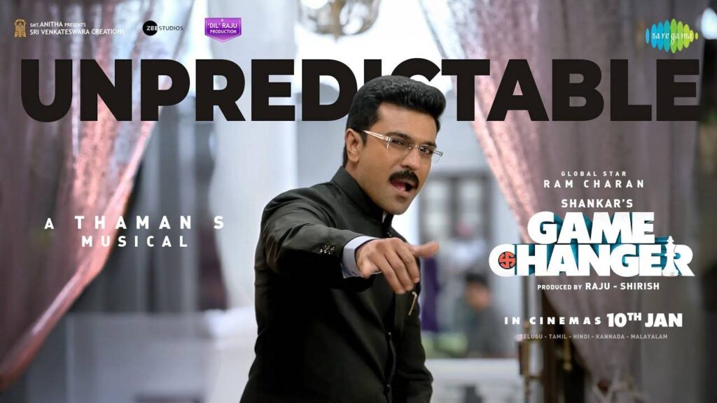 Ram Charan Game Changer Unpredictable Song Released