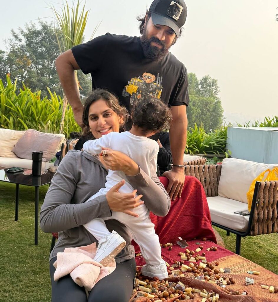 Upasana Shares Special Photo with Ram Charan and Klin Kaara on Sankrtanthi 