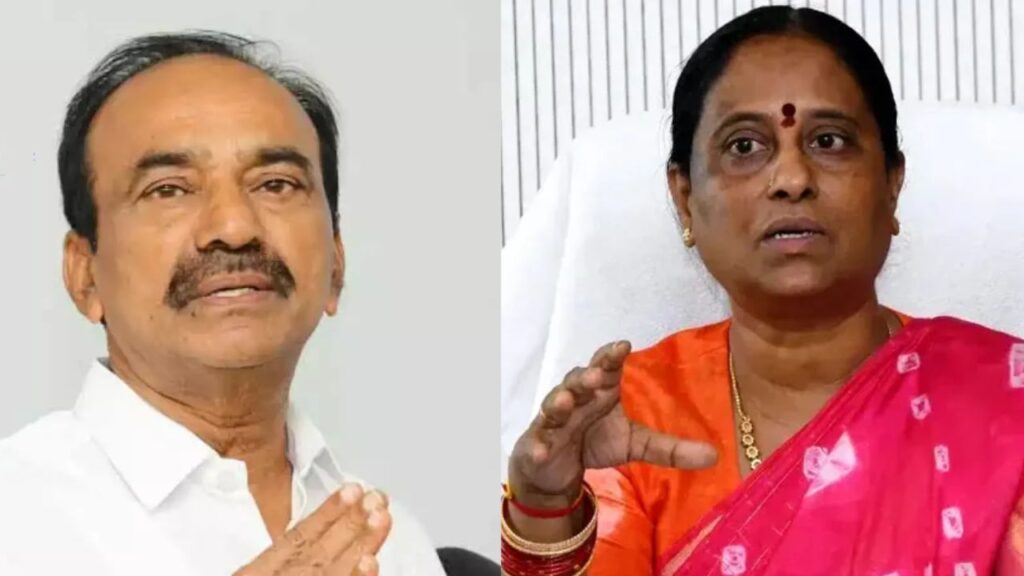Konda Surekha vs BJP MP Eatala Rajender