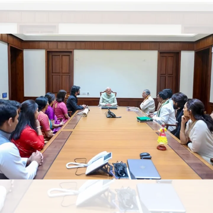 Akkineni family pm modi pics