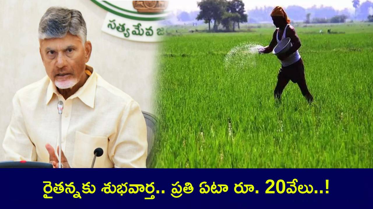 Annadata Sukhibhava : అన్నదాత సుఖీభవ.. ప్రతి రైతుకు ఏటా రూ. 20వేలు.. ఎప్పుడు? ఎలా ఇస్తారంటే? ఫుల్ డిటెయిల్స్..! Annadata Sukhibhava : అన్నదాత సుఖీభవ.. ప్రతి రైతుకు ఏటా రూ. 20వేలు.. ఎప్పుడు? ఎలా ఇస్తారంటే? ఫుల్ డిటెయిల్స్..!