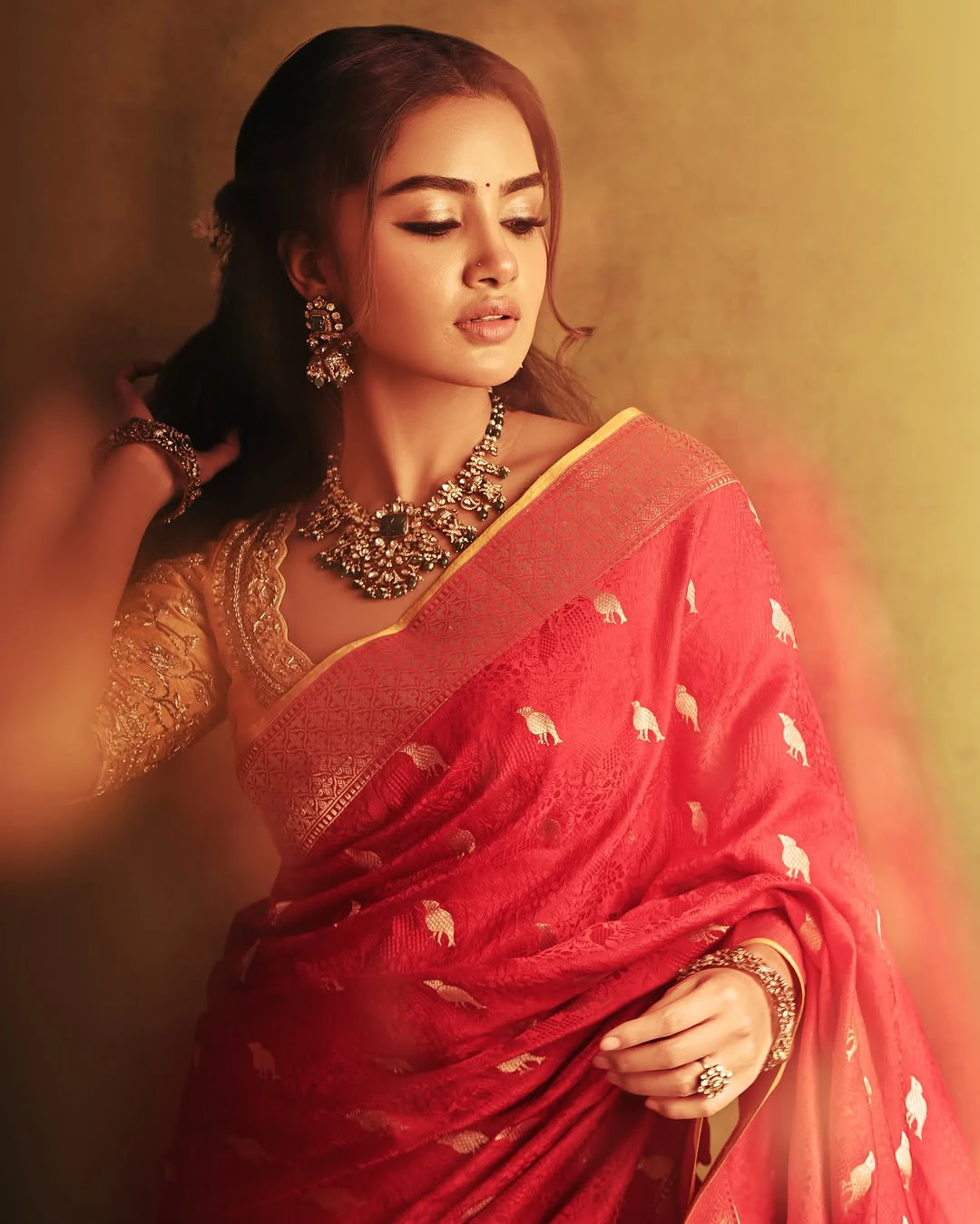Anupama Parameswaran Amazing Looks in Saree