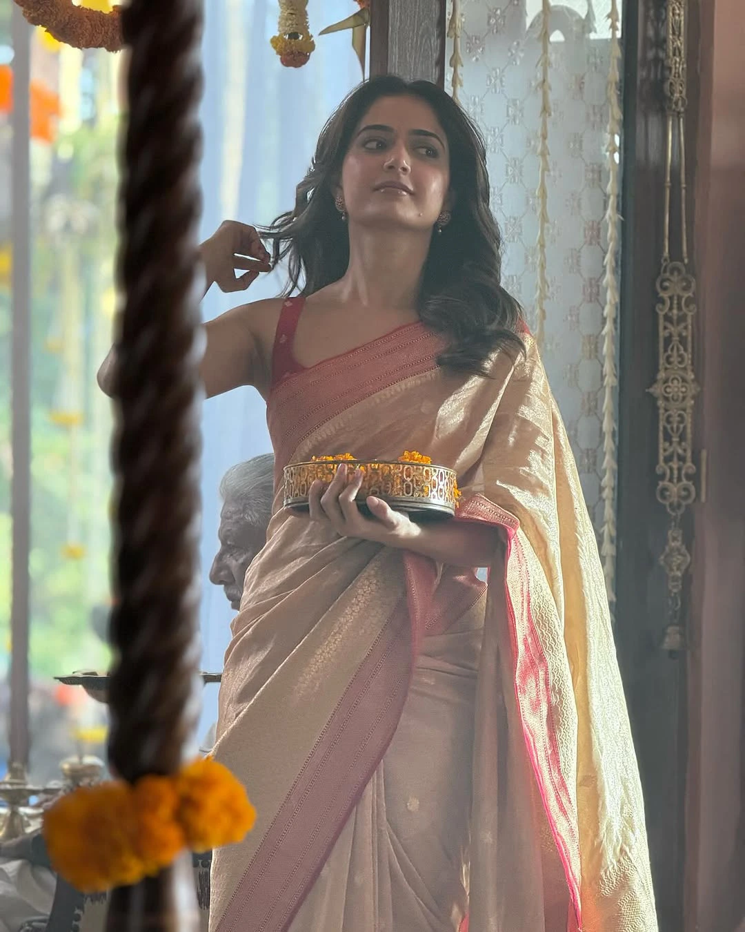 Ashika Ranganath Ad Shoot Working Stills