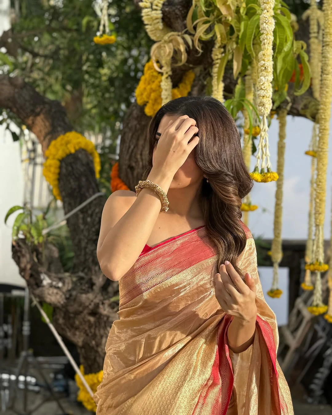 Ashika Ranganath Ad Shoot Working Stills