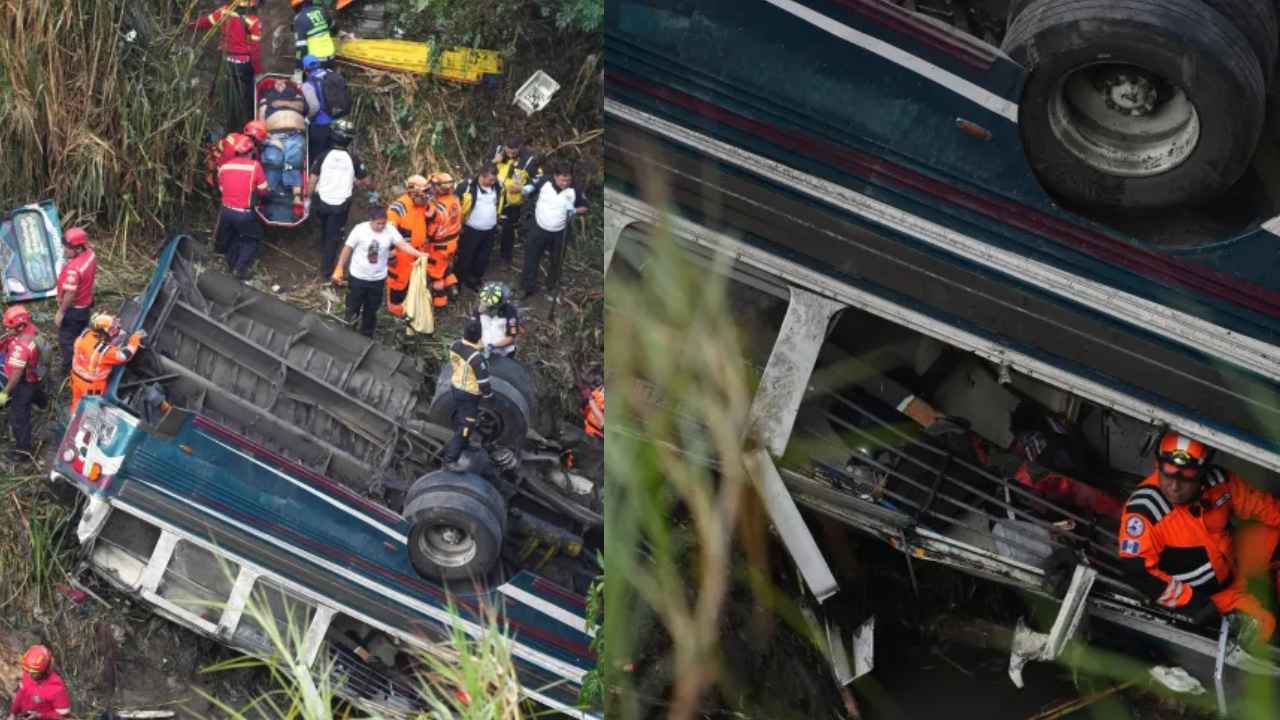 Bus Mishap : ఘోర ప్రమాదం.. లోయలో పడిపోయిన బస్సు, 51 మంది దుర్మరణం.. Bus Mishap : ఘోర ప్రమాదం.. లోయలో పడిపోయిన బస్సు, 51 మంది దుర్మరణం..