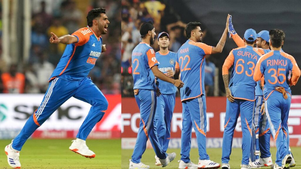 Concussion Substitute Harshit Rana Creates history to became first player in internation T20 debut