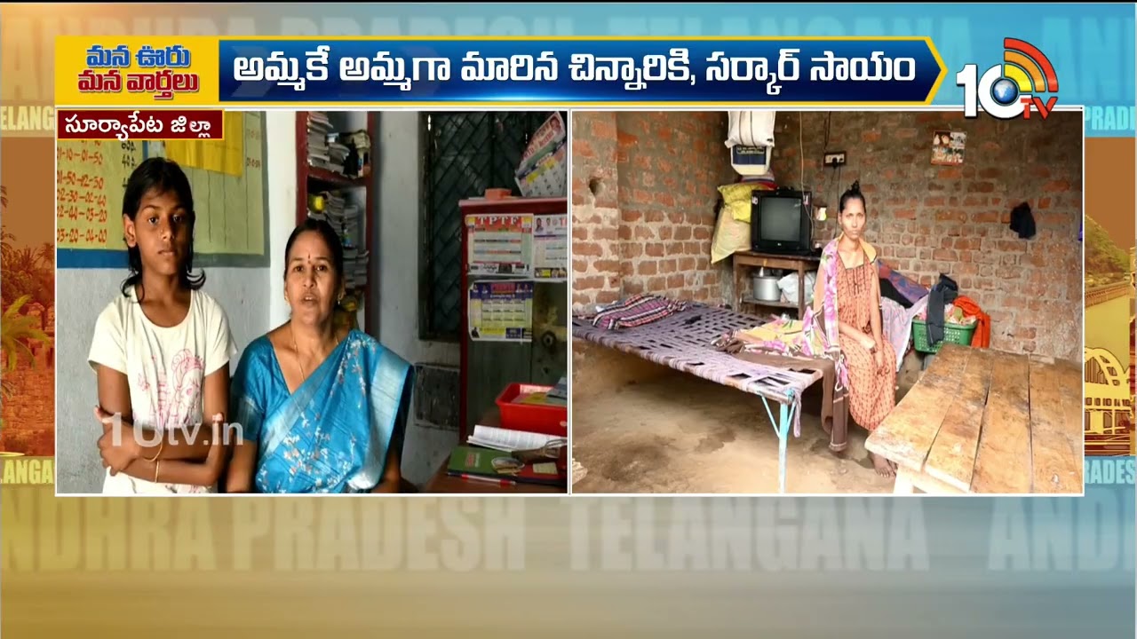 Suryapet: అమ్మకే అమ్మగా మారిన చిన్నారి.. కన్నీళ్లు పెట్టిస్తున్న బాలిక పరిస్థితి