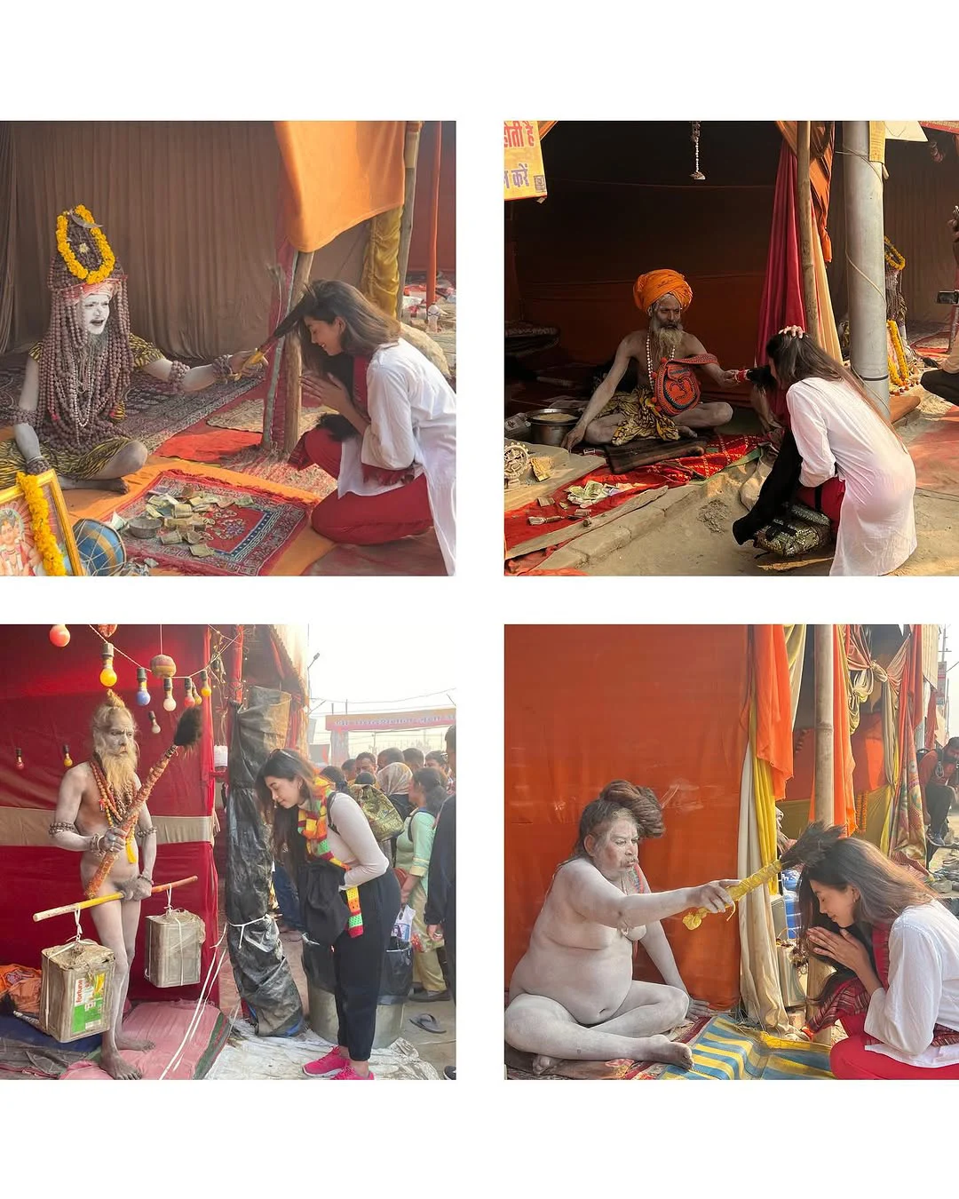 Digangana Suryavanshi at Maha Kumbh Mela