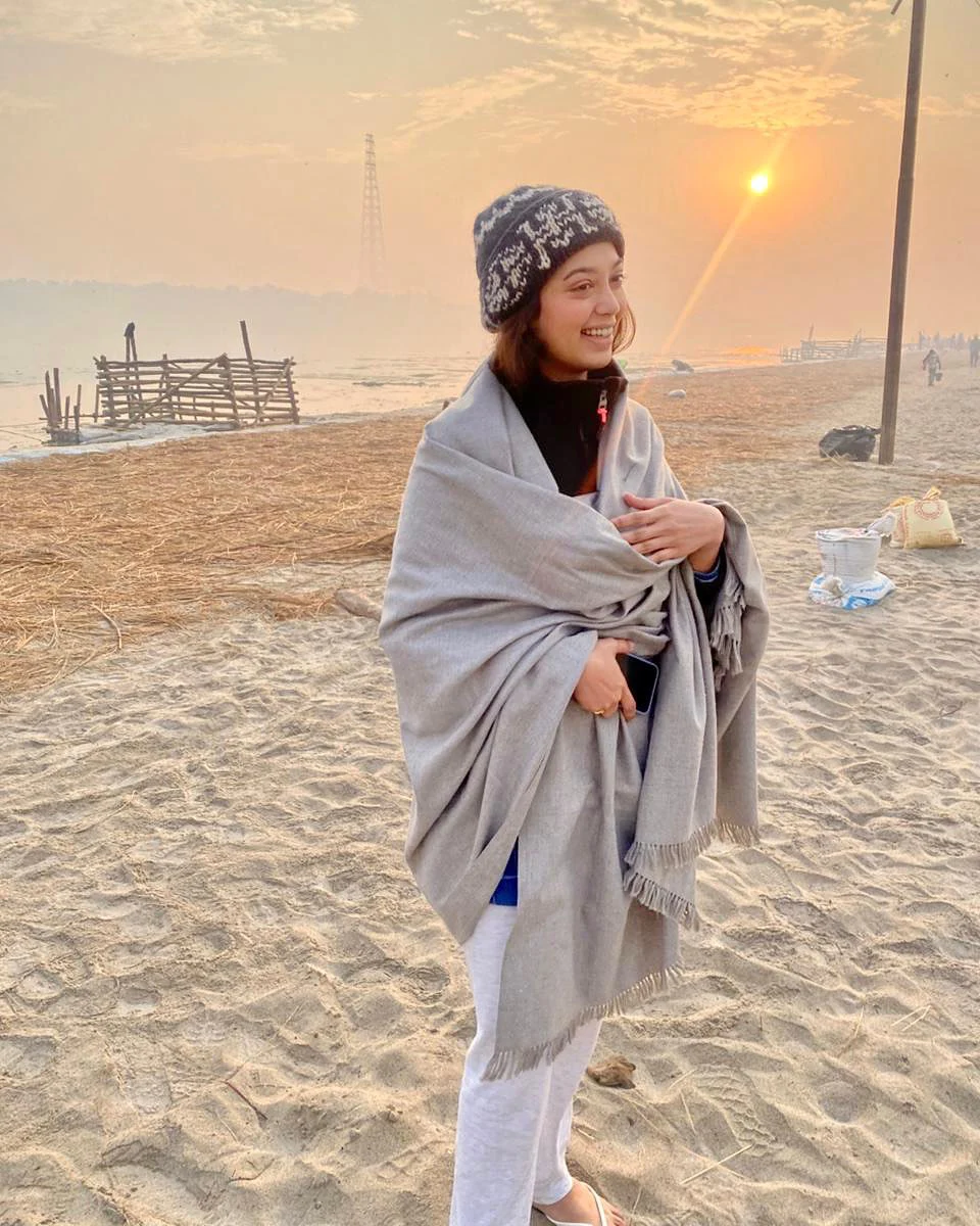 Digangana Suryavanshi at Maha Kumbh Mela
