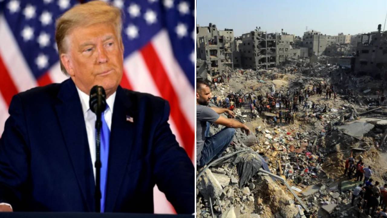 Donald Trump: డొనాల్డ్ ట్రంప్ సంచలన ప్రకటన.. గాజాను స్వాధీనం చేసుకుంటామని వెల్లడి Donald Trump: డొనాల్డ్ ట్రంప్ సంచలన ప్రకటన.. గాజాను స్వాధీనం చేసుకుంటామని వెల్లడి