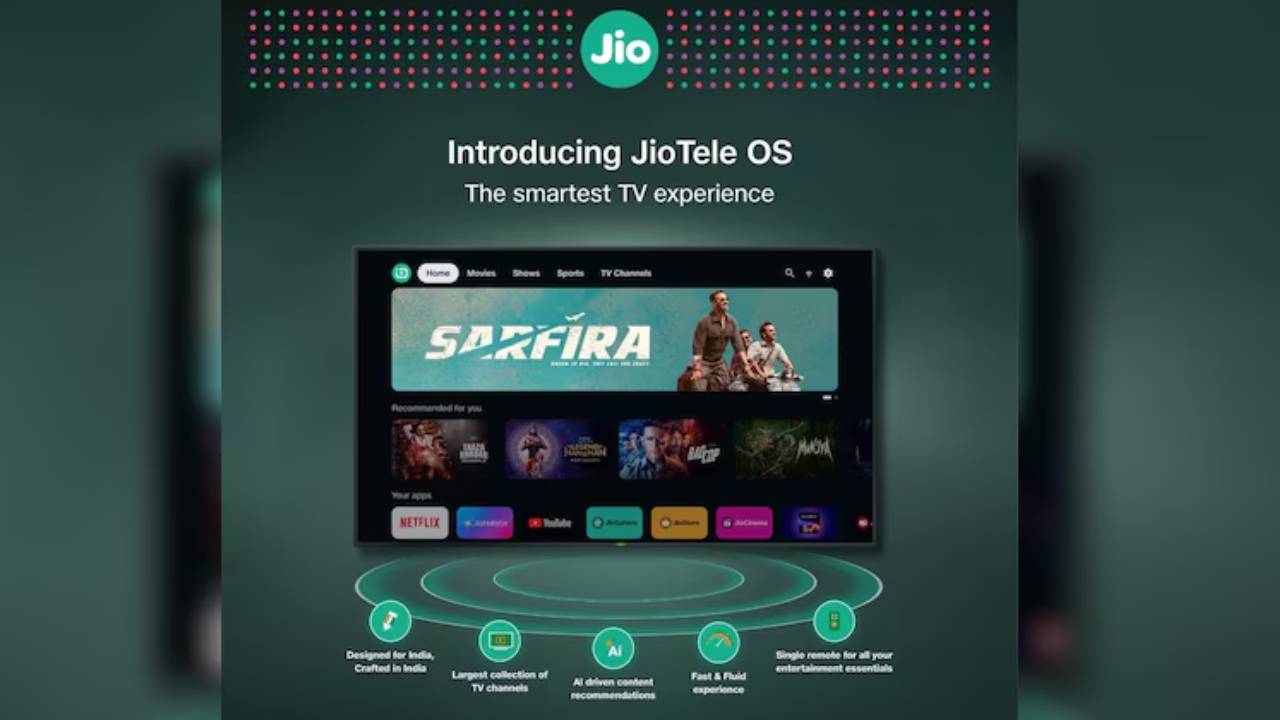 JioTele OS: స్మార్ట్ టీవీలకోసం జియోటెలీ ఓఎస్.. ఫిబ్రవరి 21నుంచి అందుబాటులోకి JioTele OS: స్మార్ట్ టీవీలకోసం జియోటెలీ ఓఎస్.. ఫిబ్రవరి 21నుంచి అందుబాటులోకి