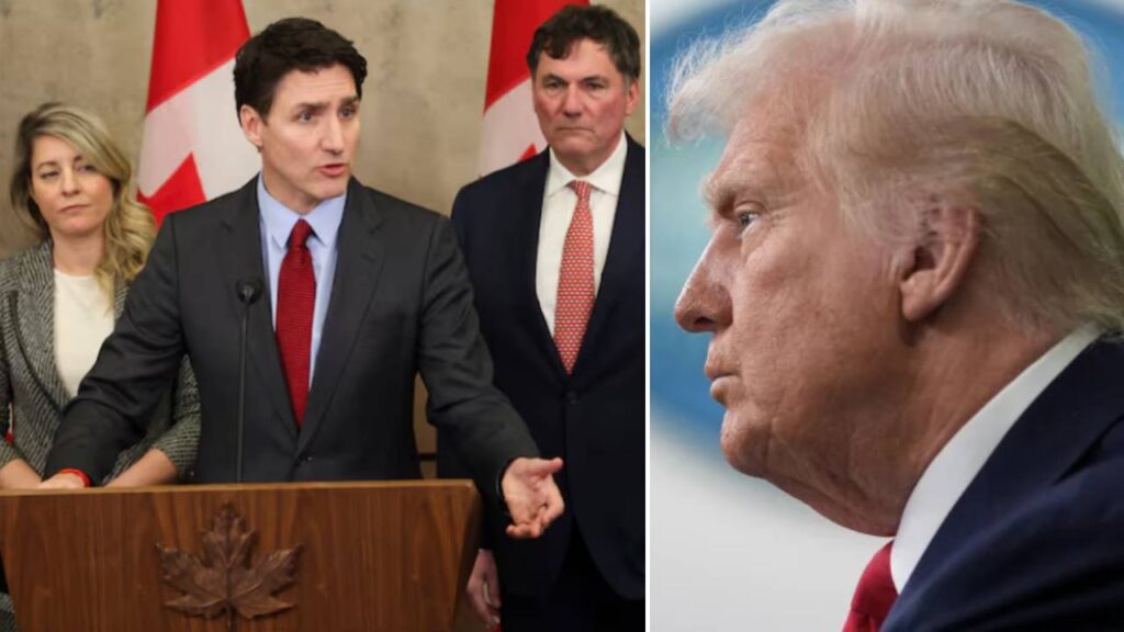 Justin Trudeau and Donald Trump