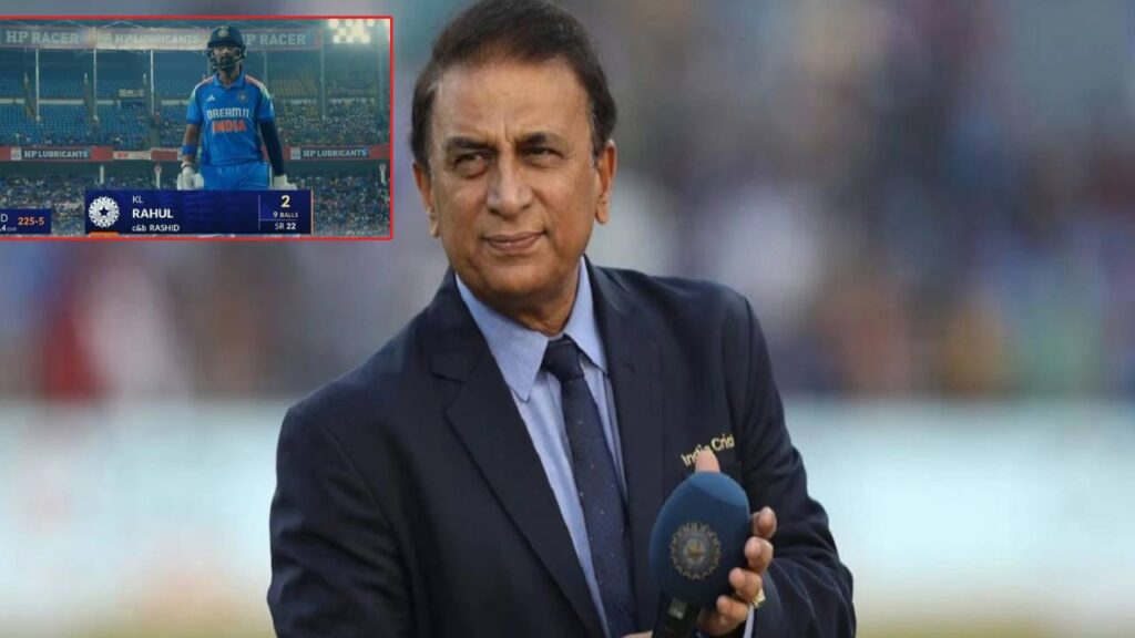 KL Rahuls selfless act in Nagpur ODI doesnt sit well with Sunil Gavaskar