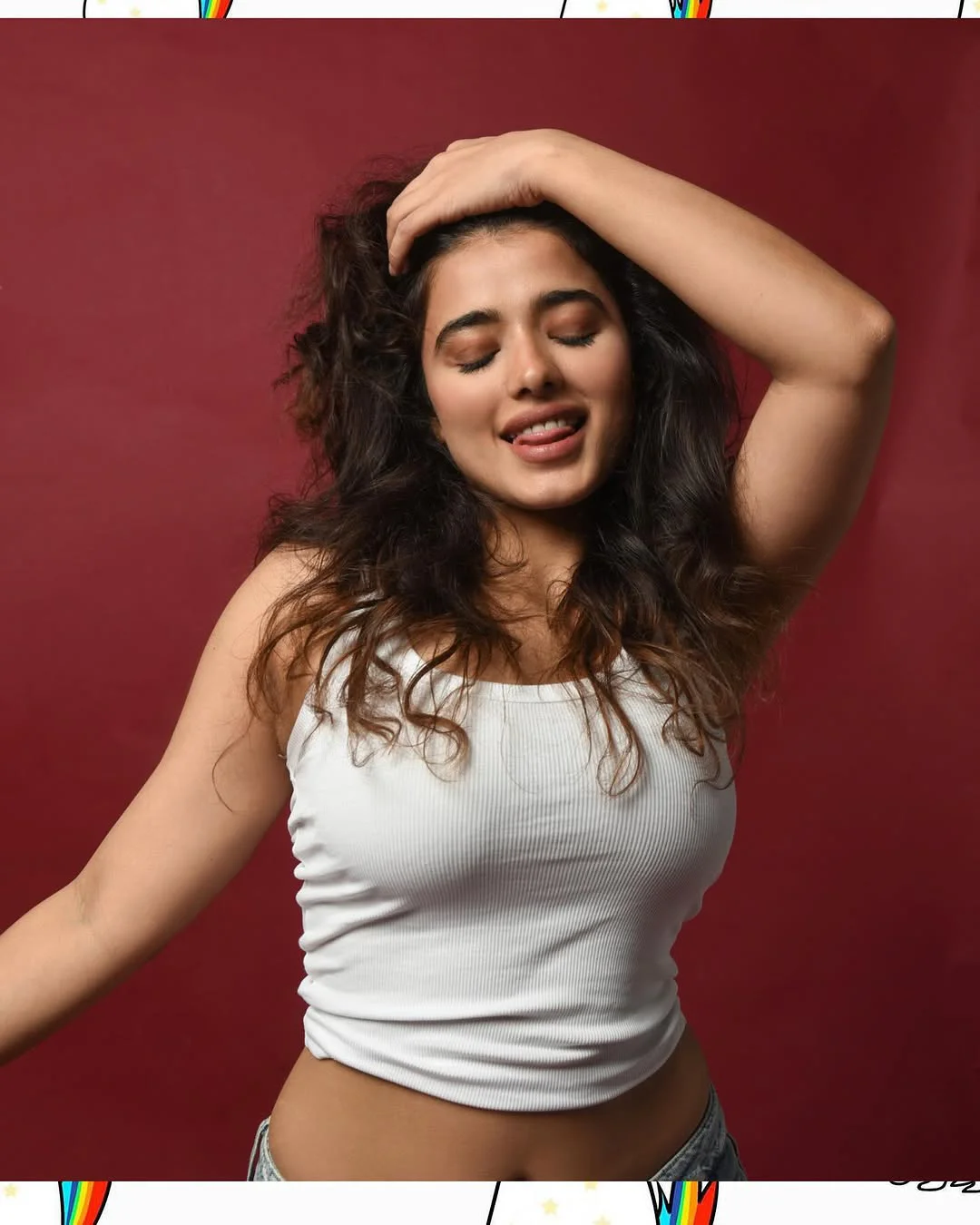 Ketika Sharma Sizzling Photos in White Top