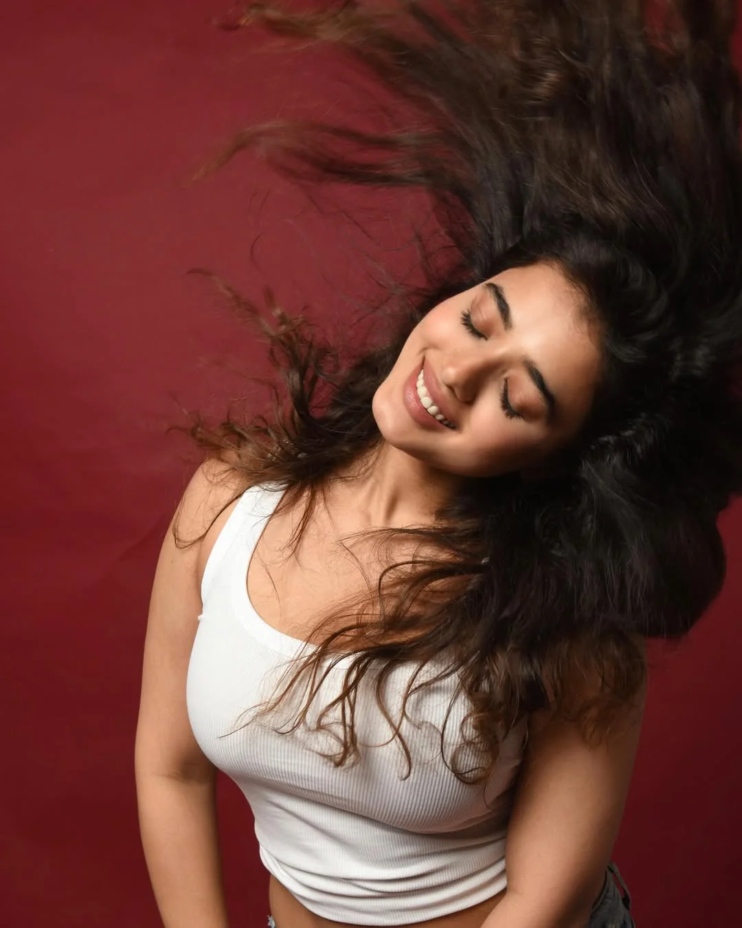 Ketika Sharma Sizzling Photos in White Top