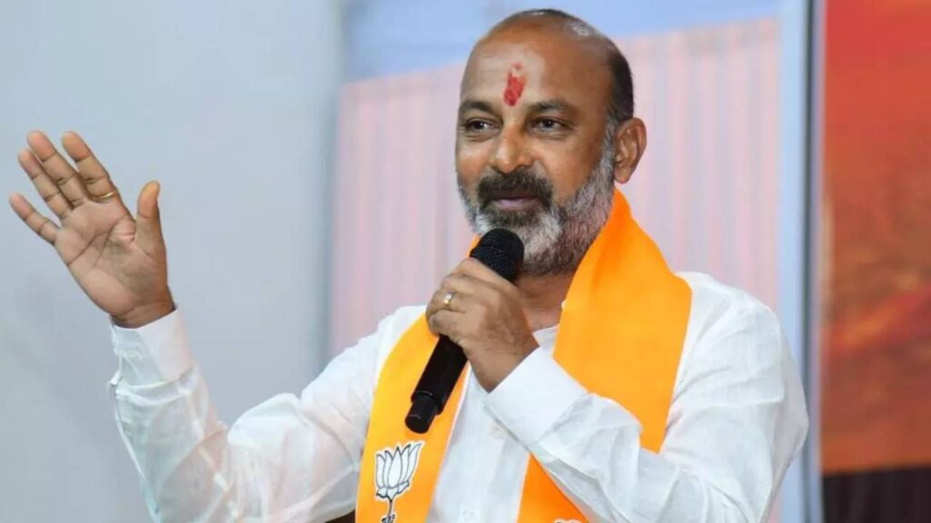 Minister Bandi sanjay Kumar