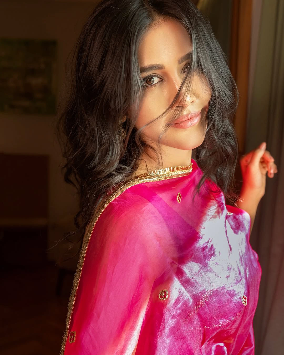Nabha Natesh in Lehenga Dress