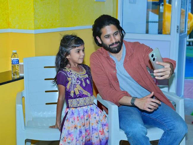 Naga Chaitanya and Sobhita Dhulipala visited Saint Jude Child Care Center and Spent Time with Cancer Patients 
