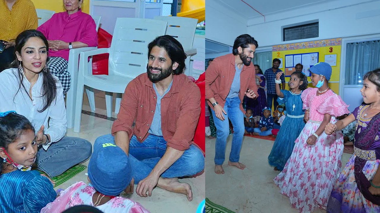Naga Chaitanya – Sobhita : చైతూ – శోభితల మంచి మనుసు.. క్యాన్సర్ తో బాధపడుతున్న పిల్లలతో.. ఫోటోలు వైరల్.. Naga Chaitanya – Sobhita : చైతూ – శోభితల మంచి మనుసు.. క్యాన్సర్ తో బాధపడుతున్న పిల్లలతో.. ఫోటోలు వైరల్..