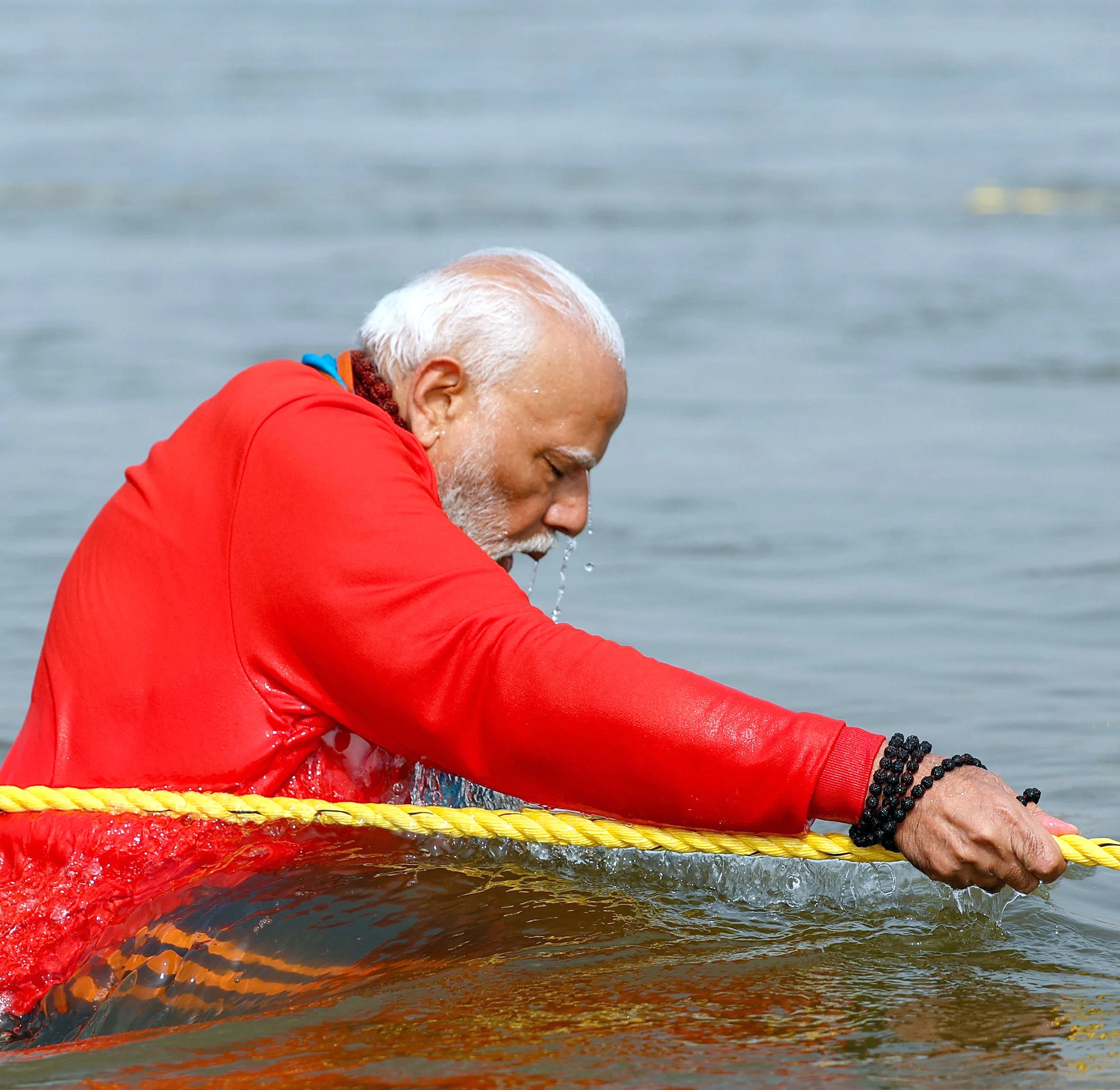 Narendra Modi at Maha Kumbh Mela in Prayagraj