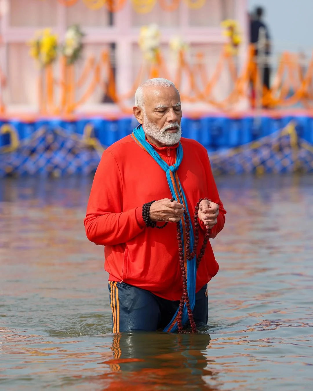 Narendra Modi at Maha Kumbh Mela in Prayagraj