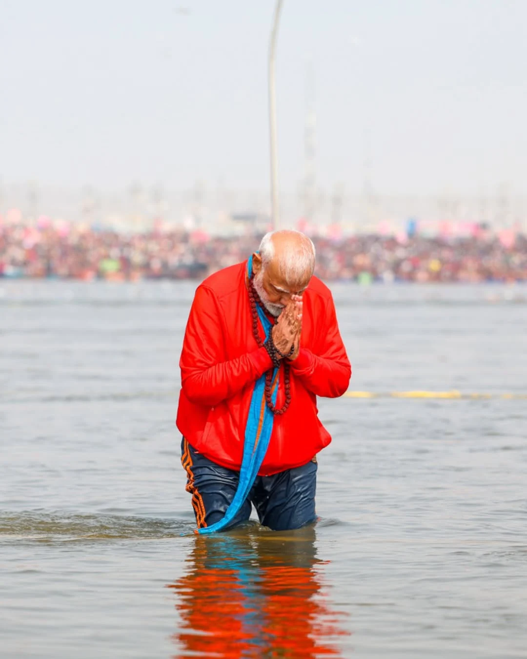 Narendra Modi at Maha Kumbh Mela in Prayagraj