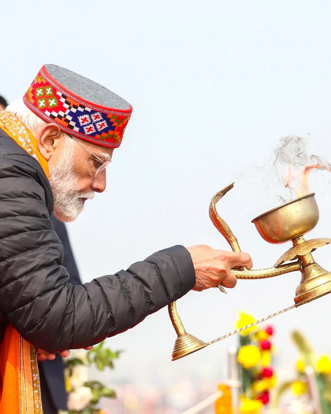 Narendra Modi at Maha Kumbh Mela in Prayagraj