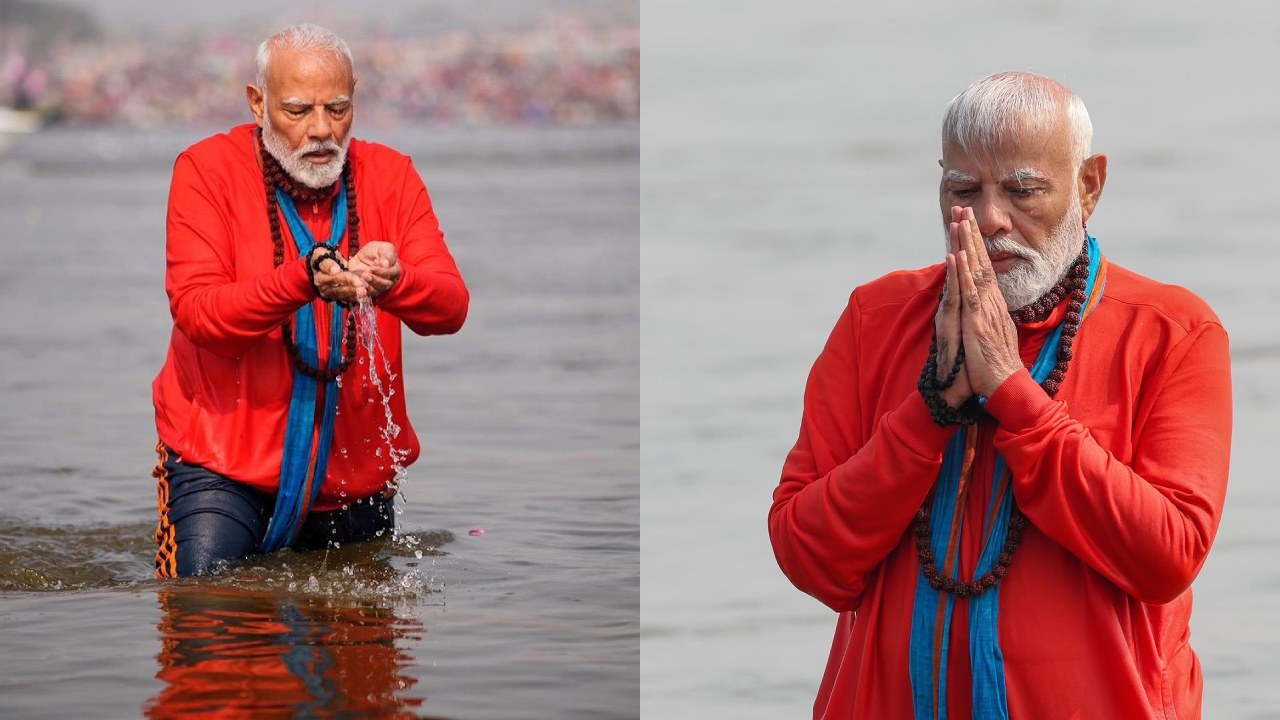 PM Narendra Modi : మహా కుంభమేళాలో ప్రధాని నరేంద్రమోదీ పవిత్ర స్నానం.. పూజలు.. ఫోటోలు చూడండి..