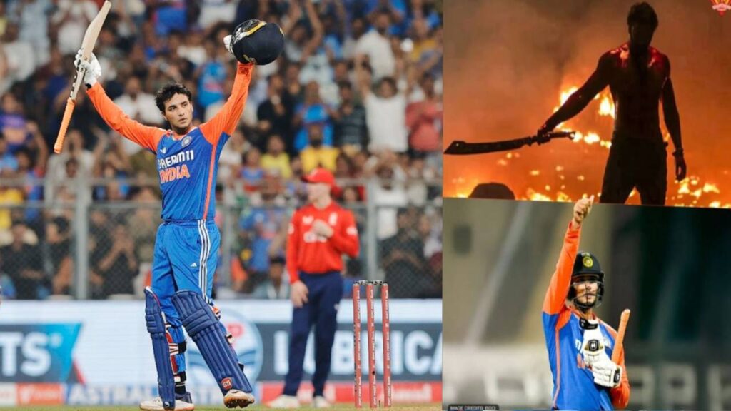 Nitish Reddy insta story viral about Abhishek sharma batting in 5th 20match against england