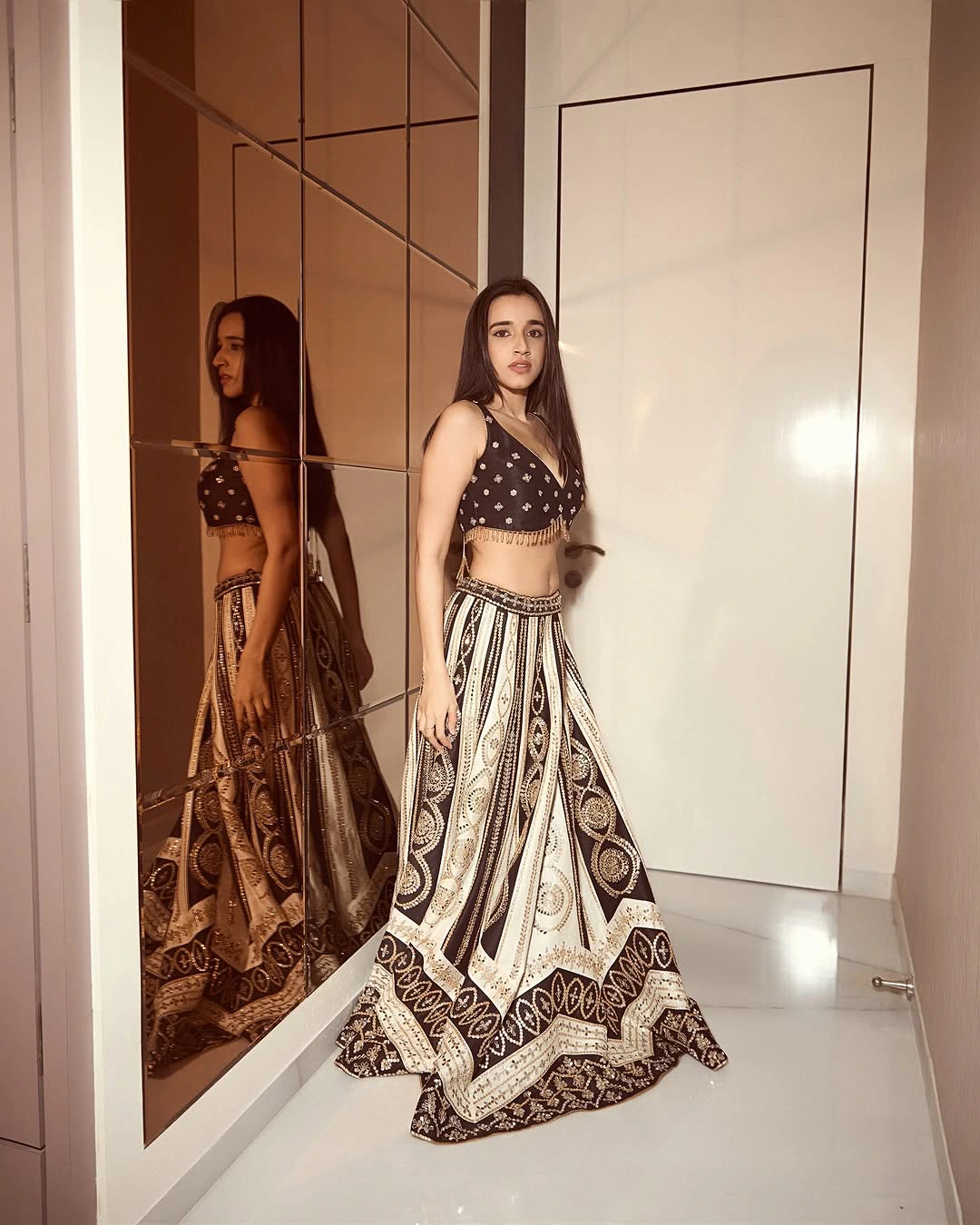 Nuveksha Stunning Looks in Ghagra Choli