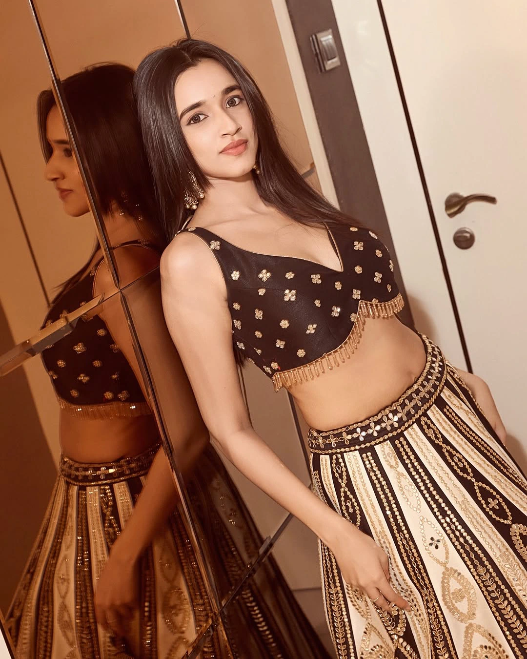 Nuveksha Stunning Looks in Ghagra Choli