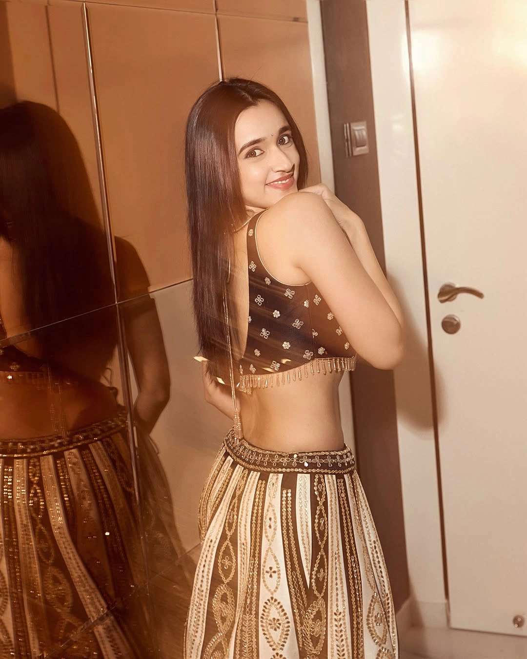 Nuveksha Stunning Looks in Ghagra Choli