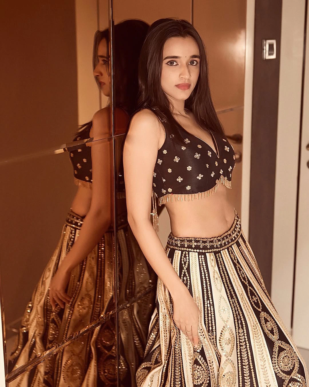 Nuveksha Stunning Looks in Ghagra Choli