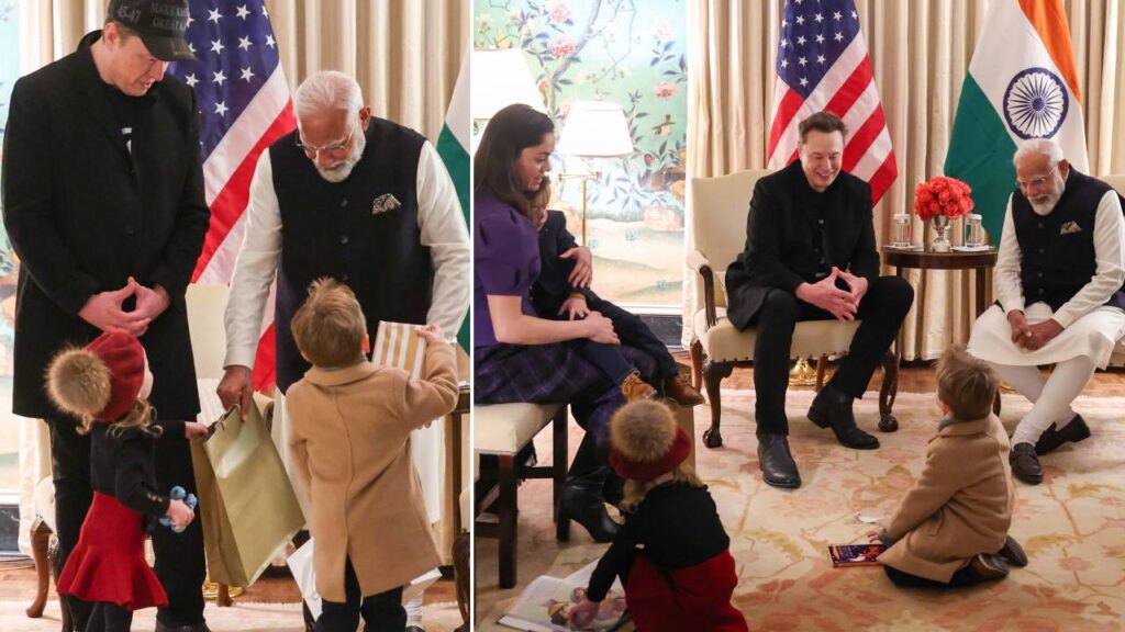 PM Narendra Modi and Tesla CEO Elon Musk