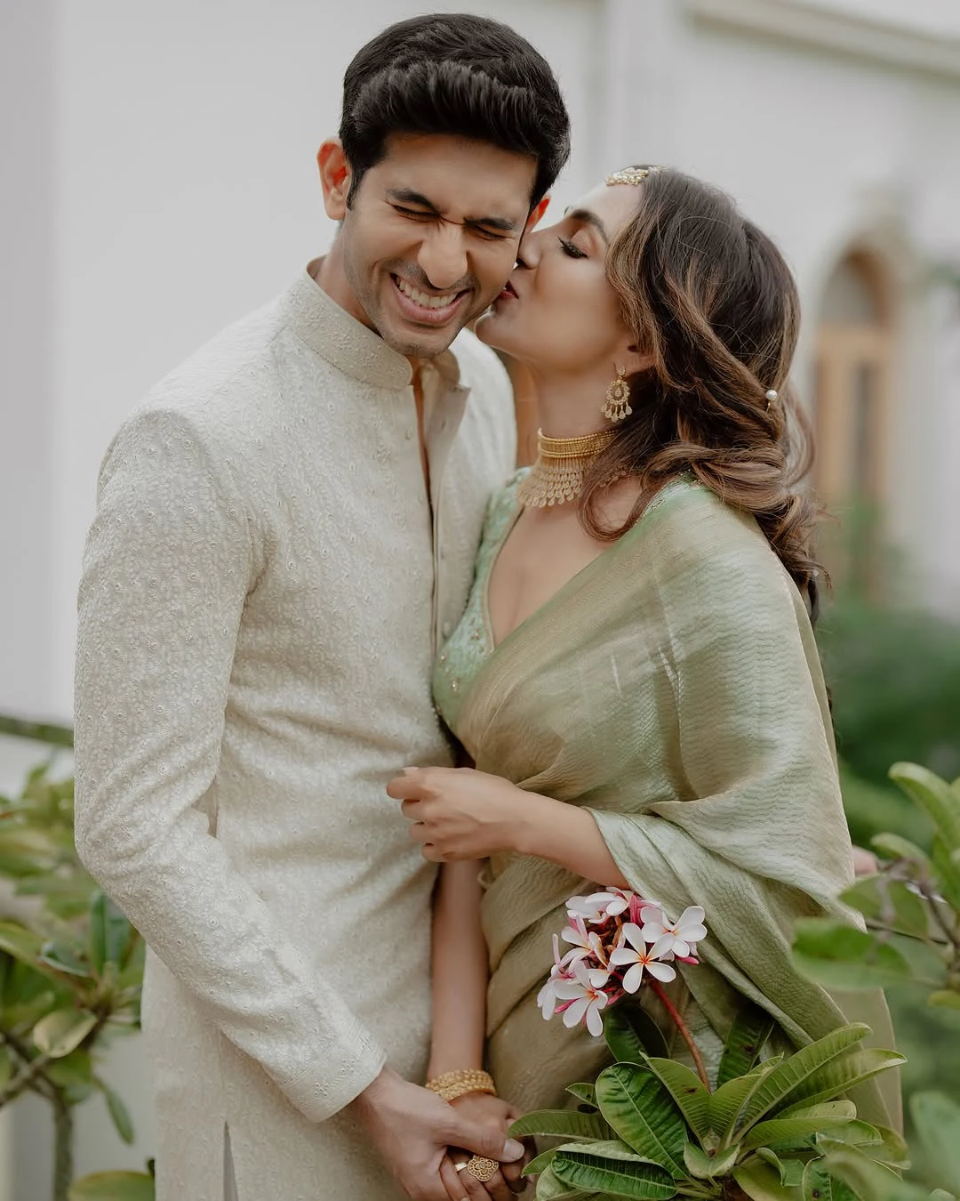 Parvati Nair Engagement with Aashrith Ashok