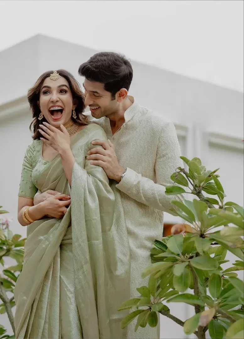 Parvati Nair Engagement with Aashrith Ashok