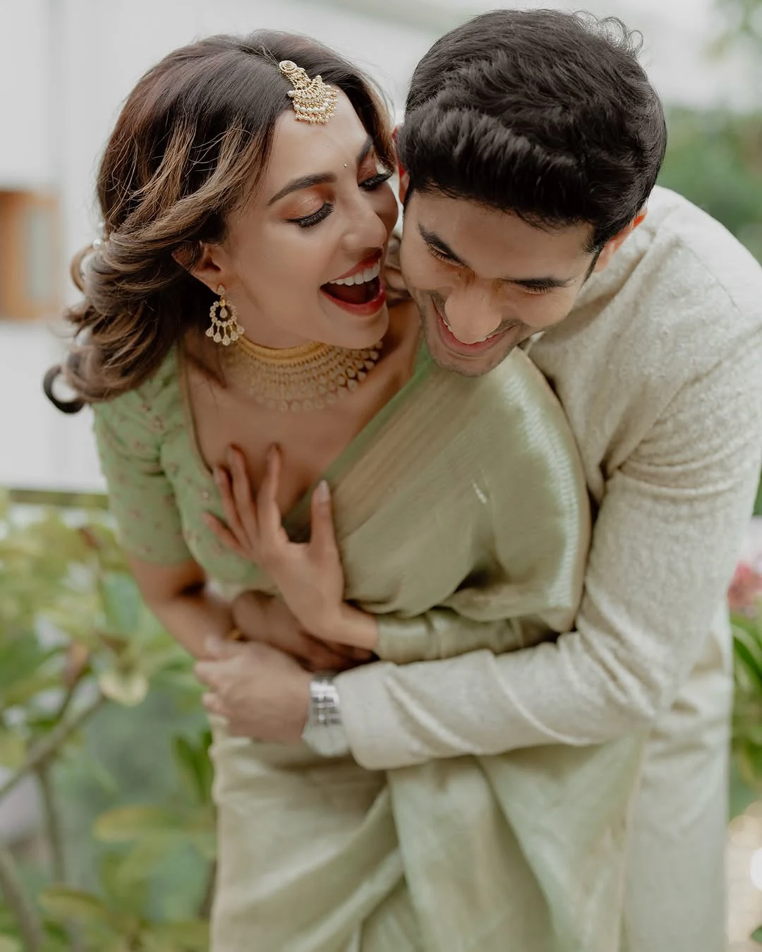 Parvati Nair Engagement with Aashrith Ashok