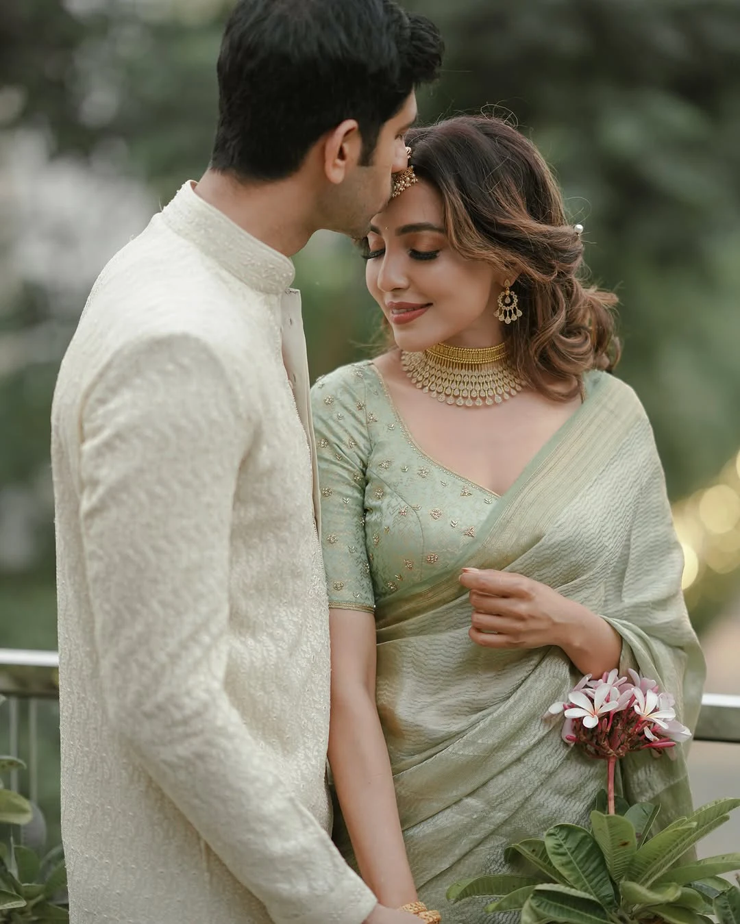 Parvati Nair Engagement with Aashrith Ashok