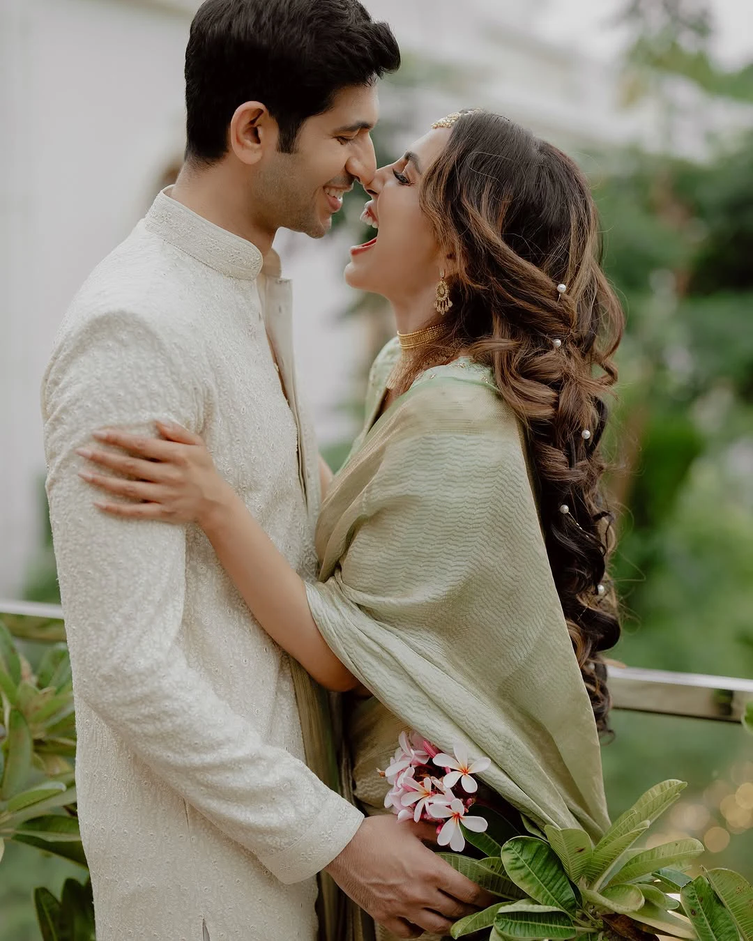 Parvati Nair Engagement with Aashrith Ashok
