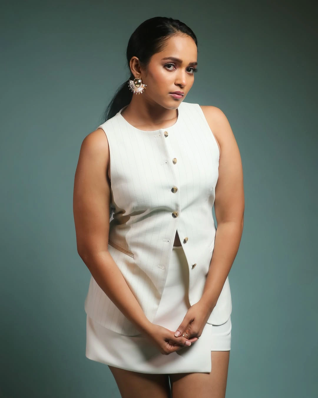 Pushpa Fame Pavani Karanam Stylish Looks