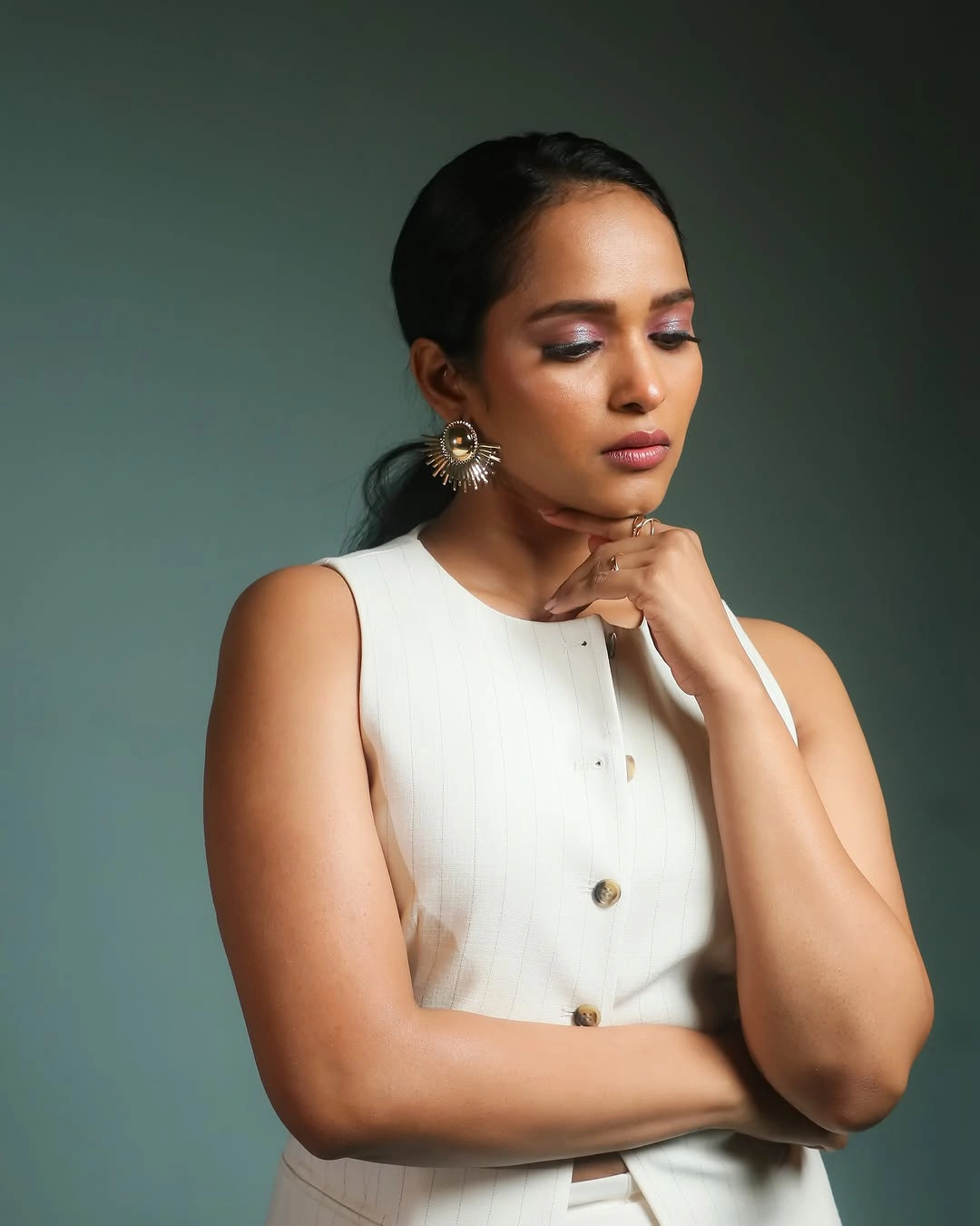 Pushpa Fame Pavani Karanam Stylish Looks