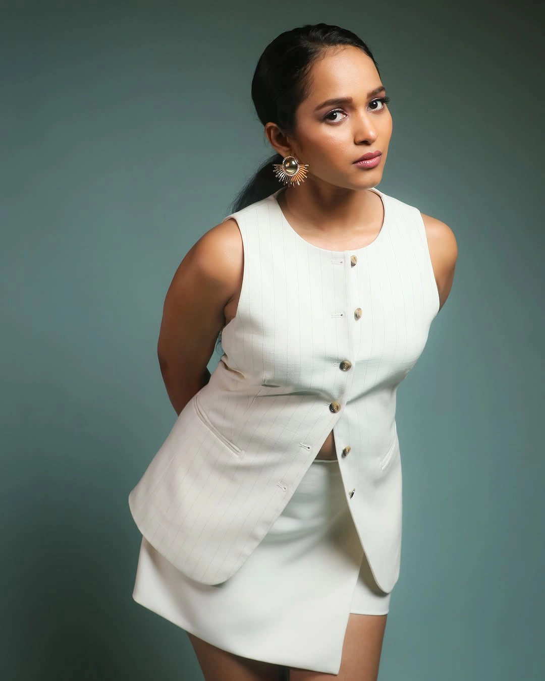 Pushpa Fame Pavani Karanam Stylish Looks