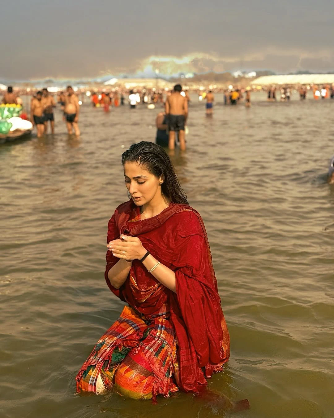 Raai Laxmi Visits Prayagraj Maha Kumbh Mela 2025