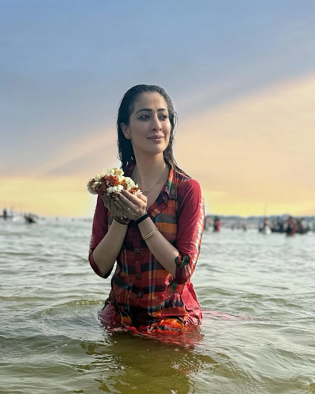 Raai Laxmi Visits Prayagraj Maha Kumbh Mela 2025
