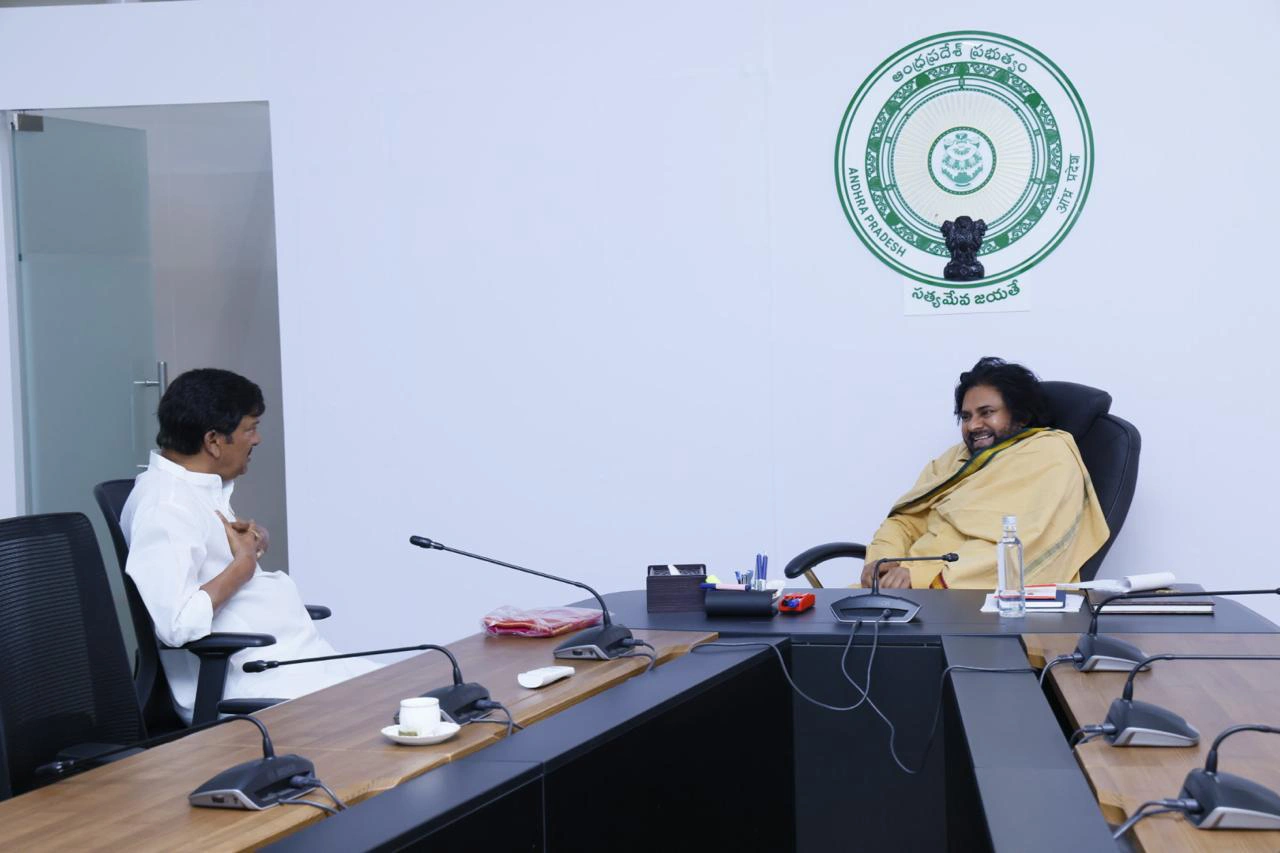 Rajendra Prasad Meets Pawan Kalyan