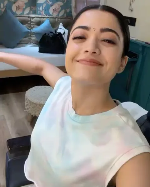 Rashmika Mandanna Chhava Movie Working Stills