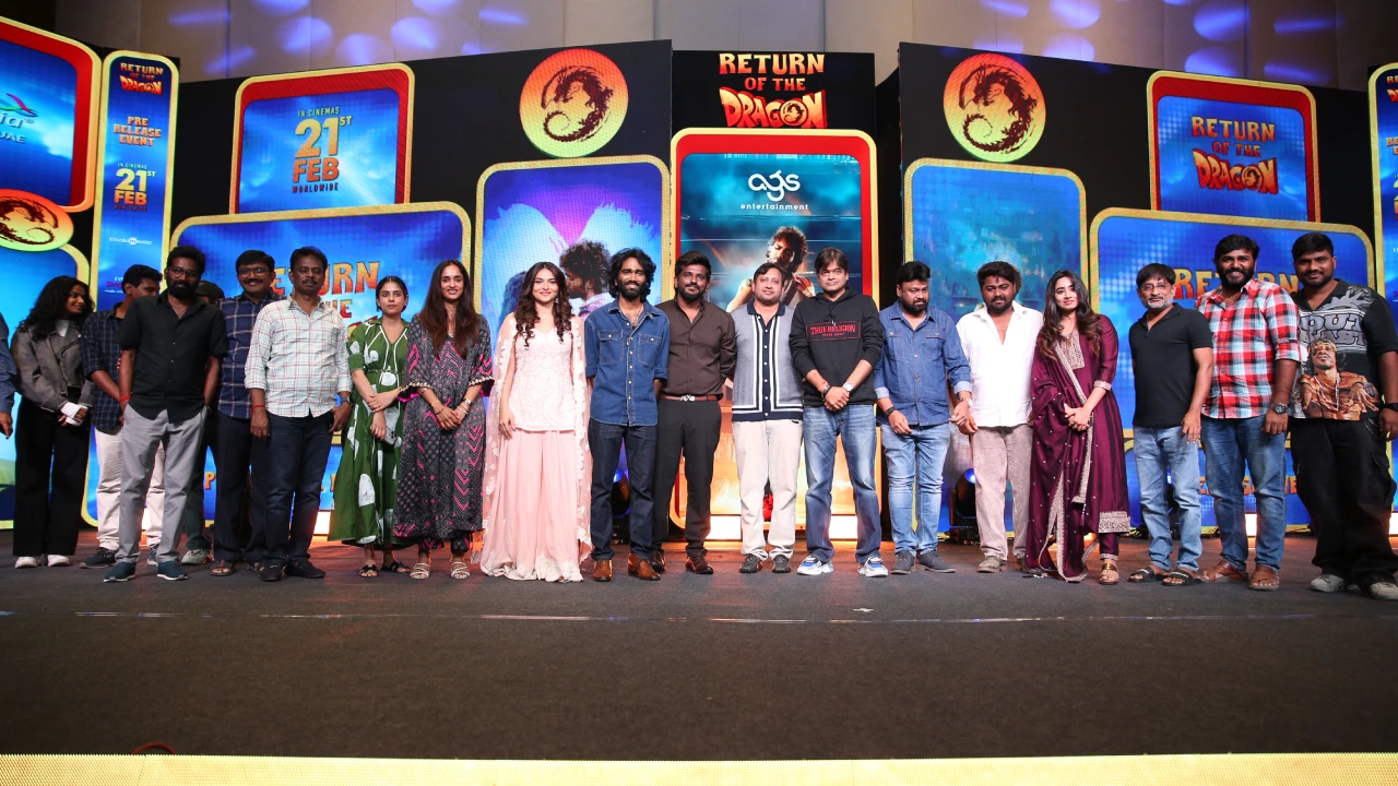Pradeep Ranganathan Return of The Dragon Movie Pre Release Event