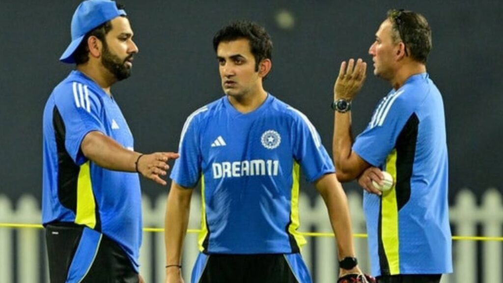 Rohit Sharma Gautam Gambhir Ajit Agarkar