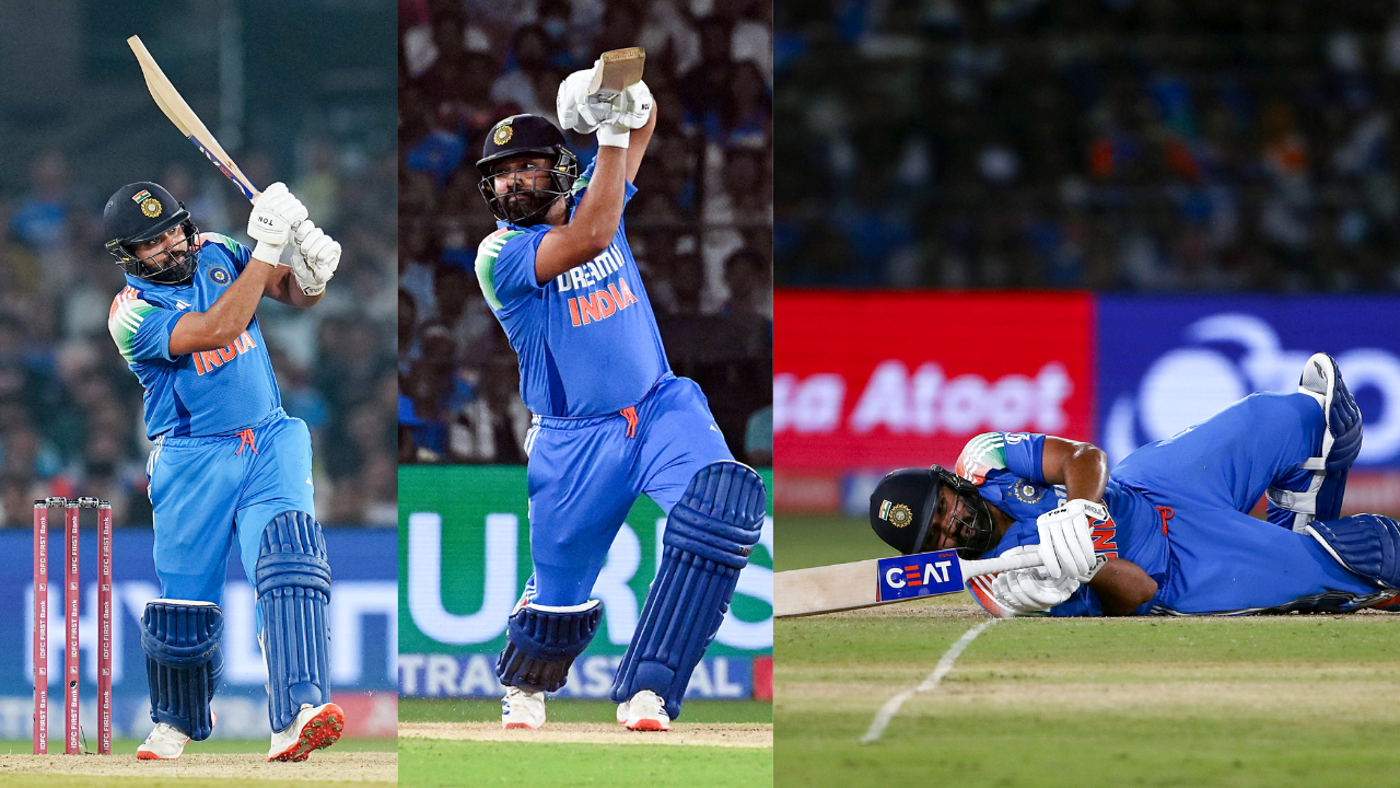 రోహిత్ శర్మ వీరోచిత సెంచరీ.. వైరల్ అవుతున్న హిట్‌మ్యాన్‌  ఫోటోలు..